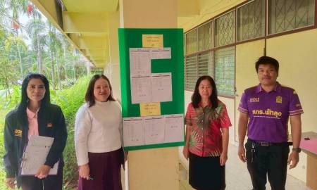 ลงพื้นที่ตรวจเยี่ยม นิเทศการดำเนินการจัดการทดสอบทางการศึกษาระดับชาติด้านการศึกษานอกระบบโรงเรียน (N-NET)  ครั้งที่ ๑ ปีการศึกษา ๒๕๖๘ ณ สนามสอบของสถานศึกษาในสังกัด